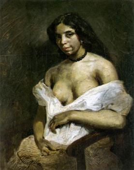 Eugene Delacroix : Aspasia